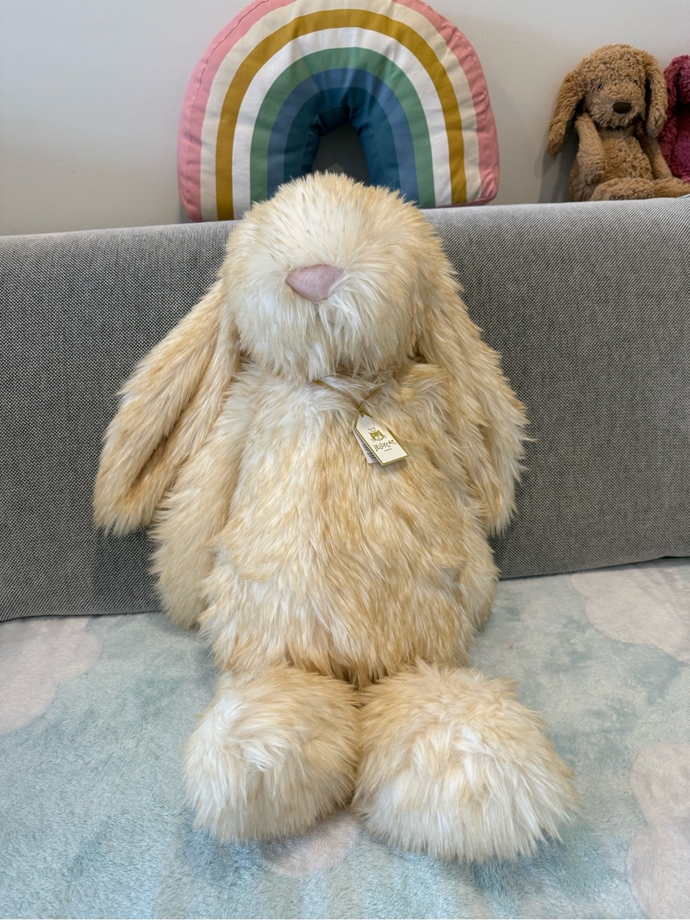 Jellycat Springlowe Luxe Bunny BNWT - Super Big